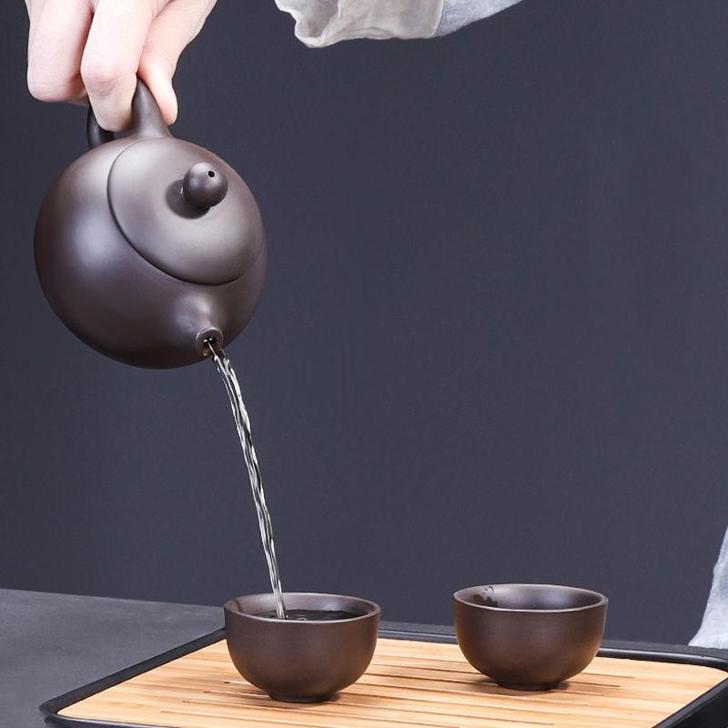 Purple Sand Portable Travel Tea  And Travel Bag Set