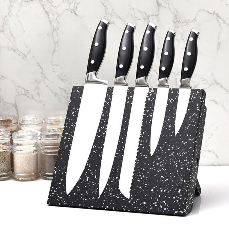 Magnetic Knife Holder Knife Block Rack Kitchen Organisation Cutlery Set Storage — foto 6