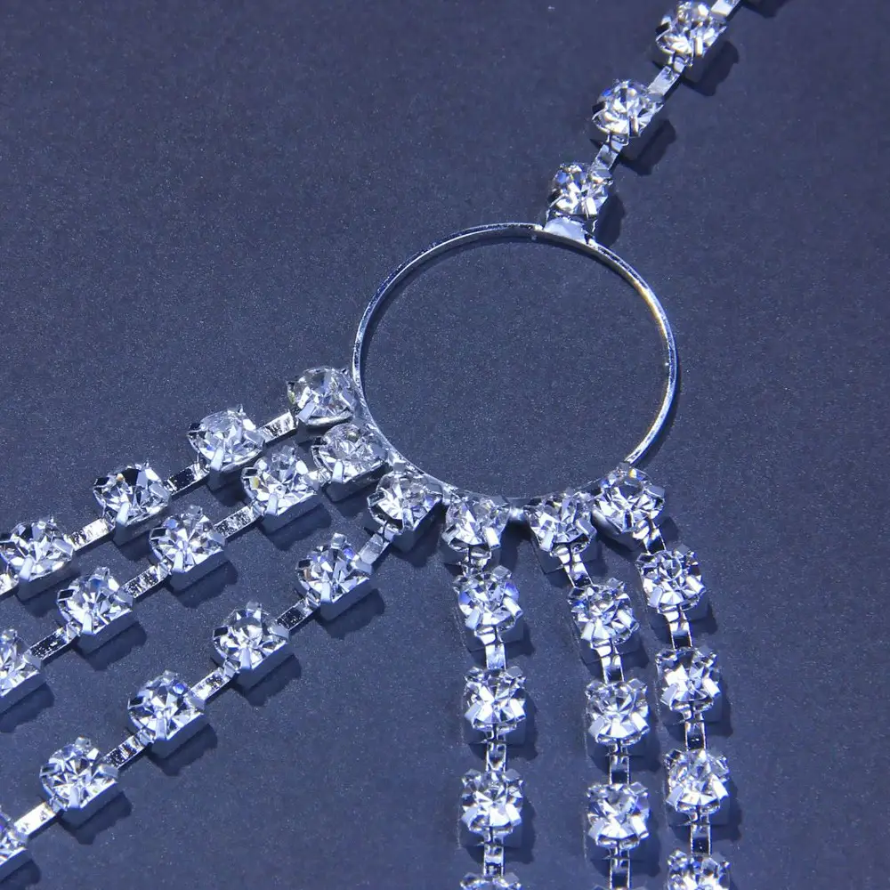 European And American New Sexy Butterfly Multi-layer Rhinestone Body Chain
