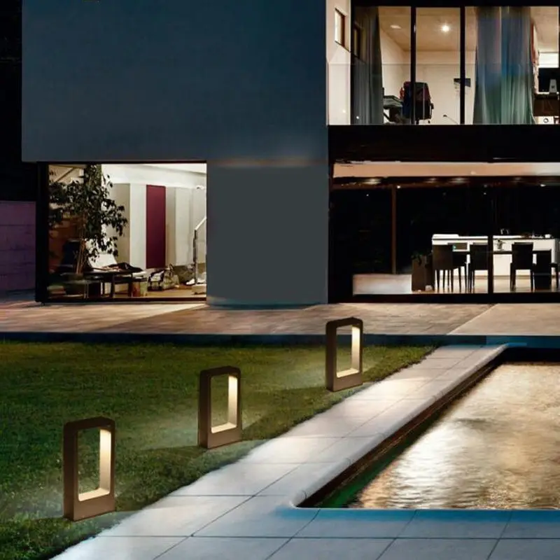 Landscape Light Outdoor Waterproof Villa Garden Bollard LED Lawn