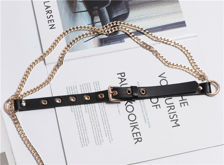 Title 10, Personalized All-match Chain Stitching Small Belt