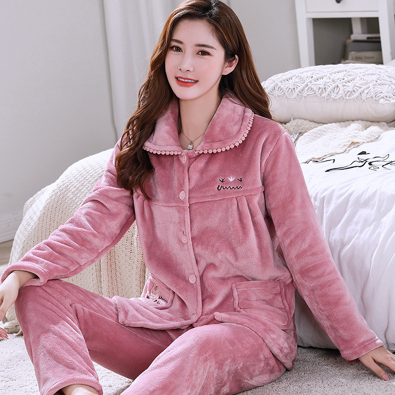 Title 13, Coral Fleece Thickening Can Be Worn Outside Hom...