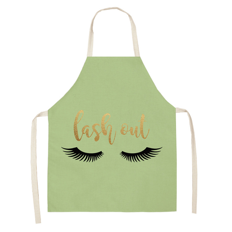 Title 3, Cotton Hemp Sleeveless Apron European And Ameri...