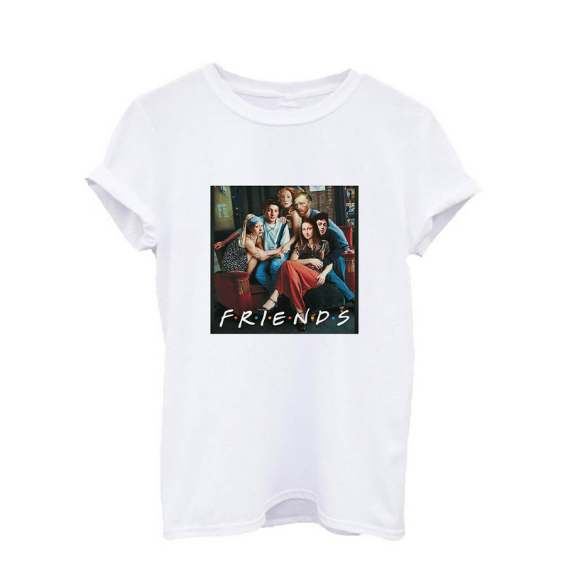 Printed Harajuku Style   Short-sleeved   Blouse T-shirt