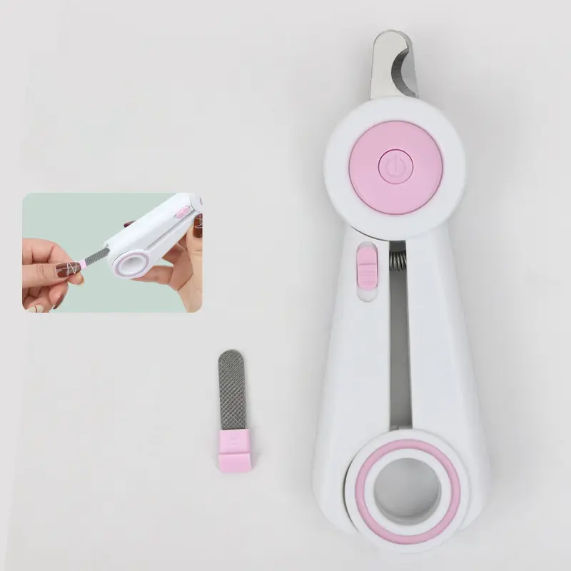 Dog Nail Clippers Nail Grinder Cat Nail Clippers Build-in LED Light Anti-blood Position Nail Clippers Pet
