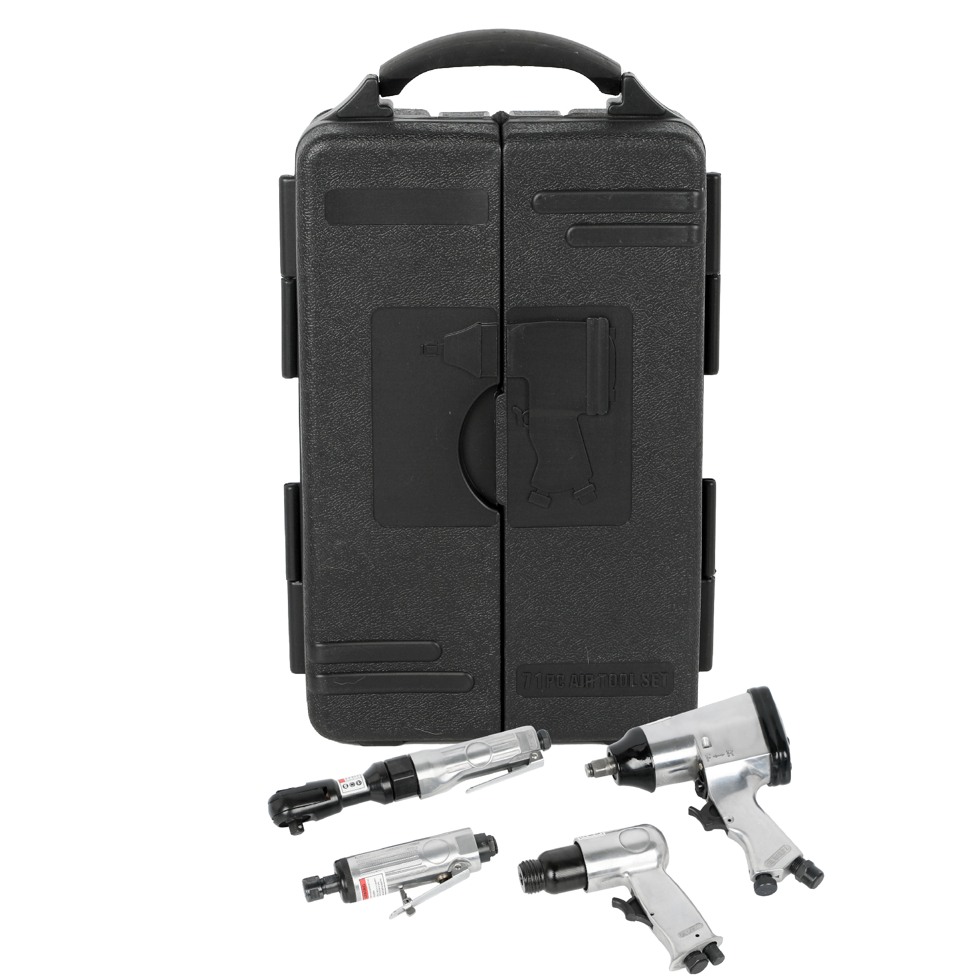 71 Piece Air Tool And Accessories Kit, Impact Wrench, Air Ratchet, Die Grinder, Aire Hammer, Hose Fittings, Storage Case — foto 8