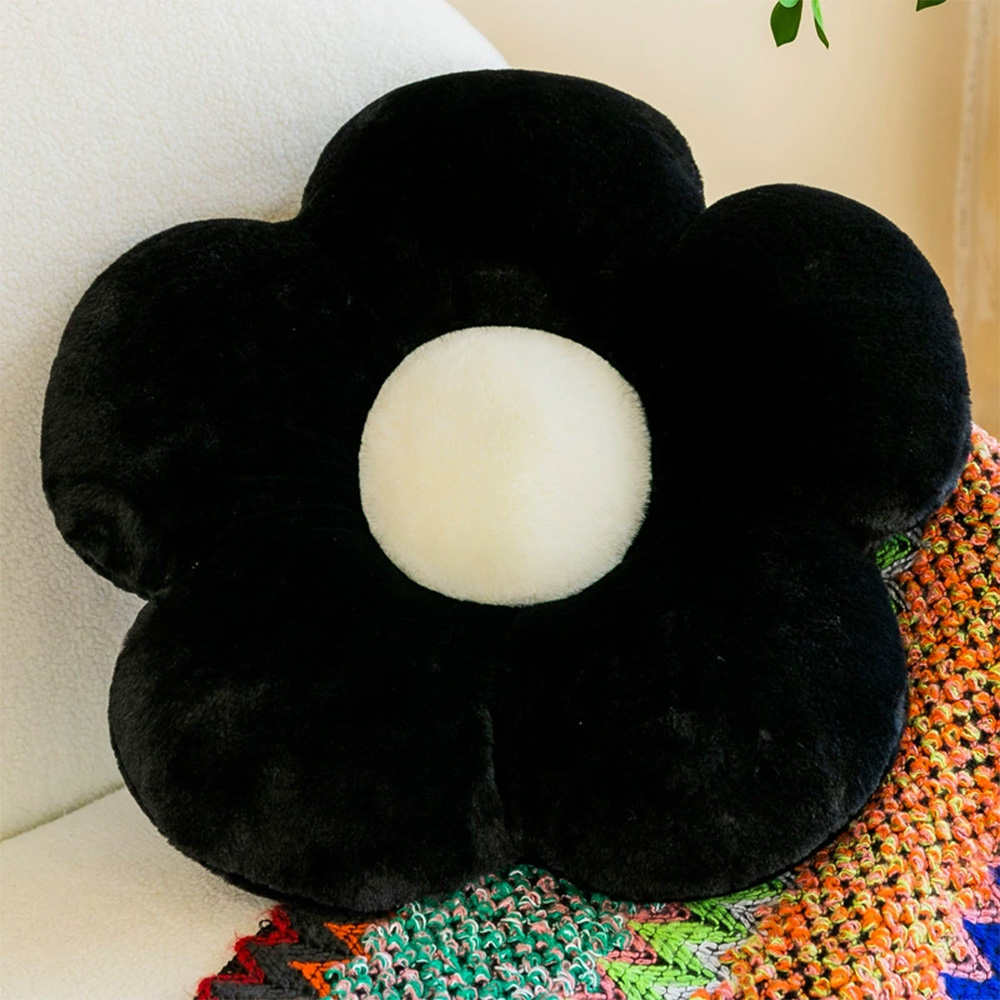 Circular Flower Cushion With Soft Nap -  Plush Gift For Office, Classroom, Couch, Bedroom Floor Decor