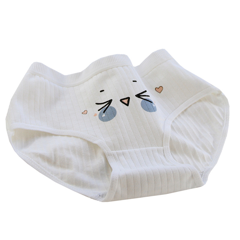 Title 7, Girl Panties Secondary Anime Mid Waist Cotton B...