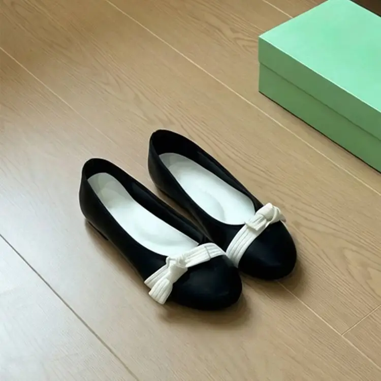 Women's Flats 2026 Bow Round Toe Shallow-Cut