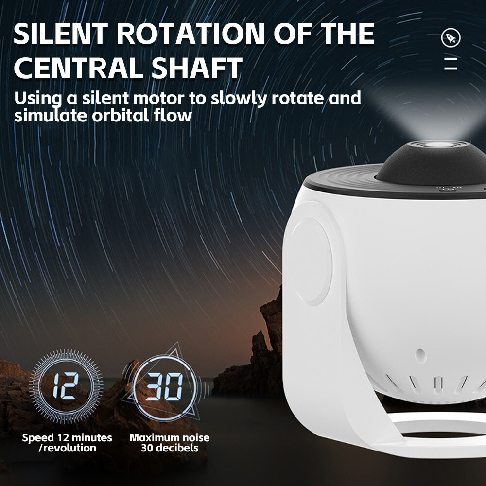 Projecteur de ciel étoilé galaxie 13 en 1, veilleuse LED rotative – Image 8