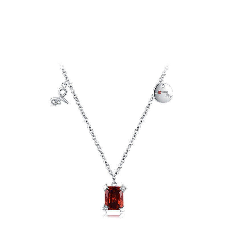 S925 Sterling Silver Zodiac Necklace Fashion Jewelry