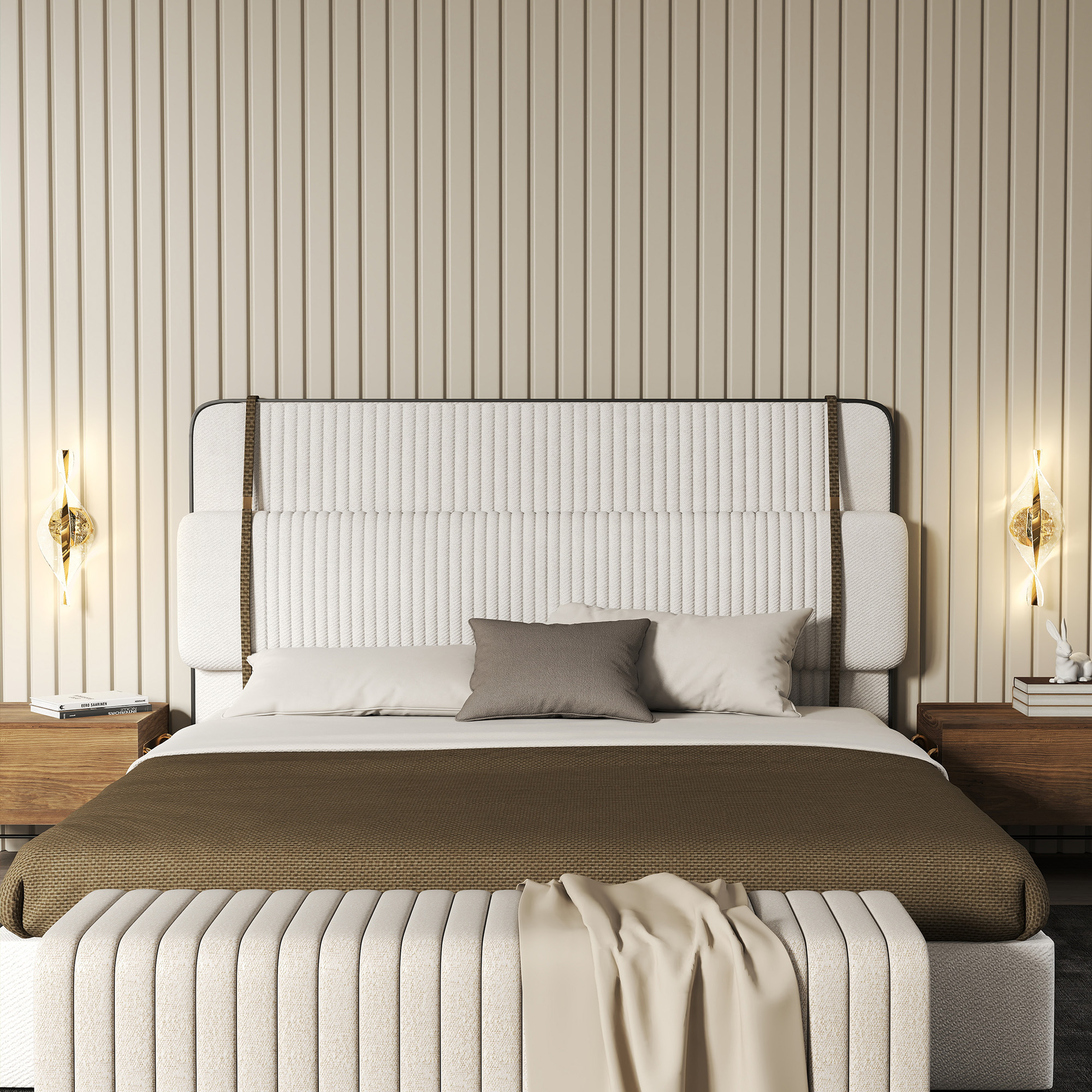 LED Wall Light 2-piece Set, 13W Modern Indoor Spiral Wall