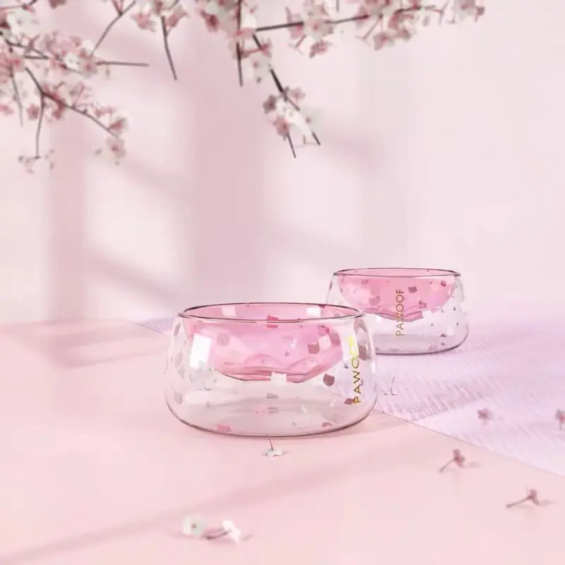 Home Creative Glass Cat's Claw Bowl
