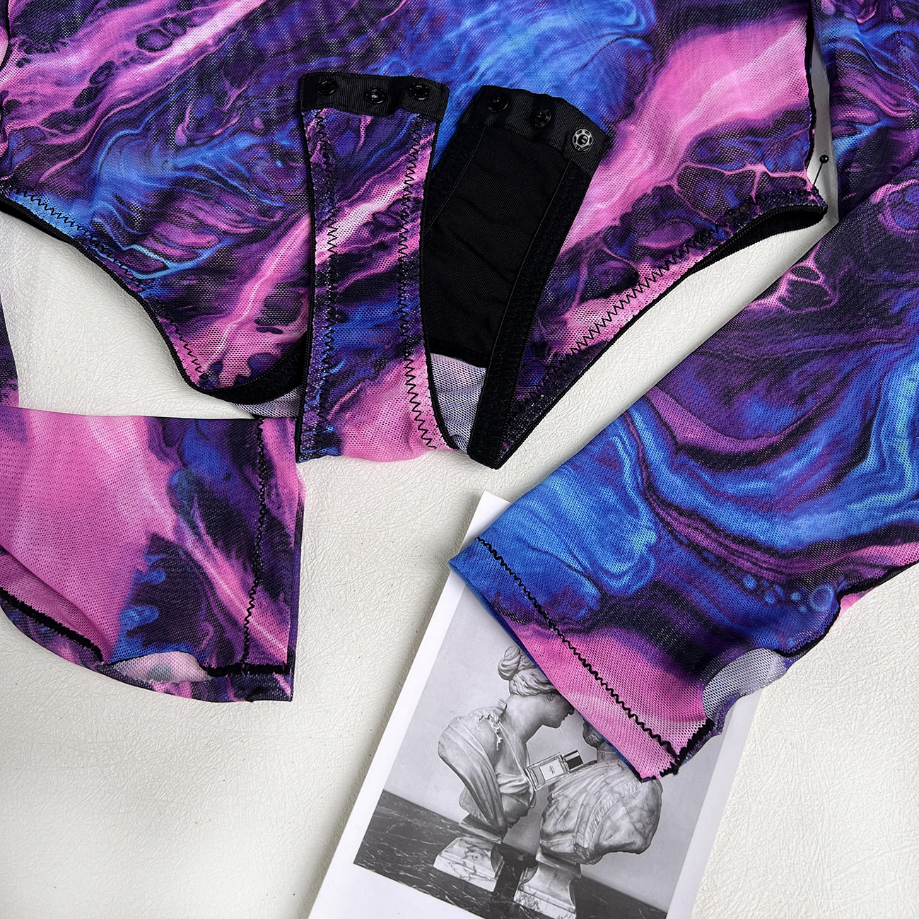 Tie-dye Underwear Jumpsuit Tight Outer Wear - Image 2
