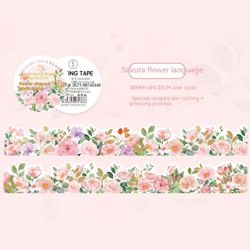 Title 12, Picking Up Flowers And Paper Adhesive Tape Whit...