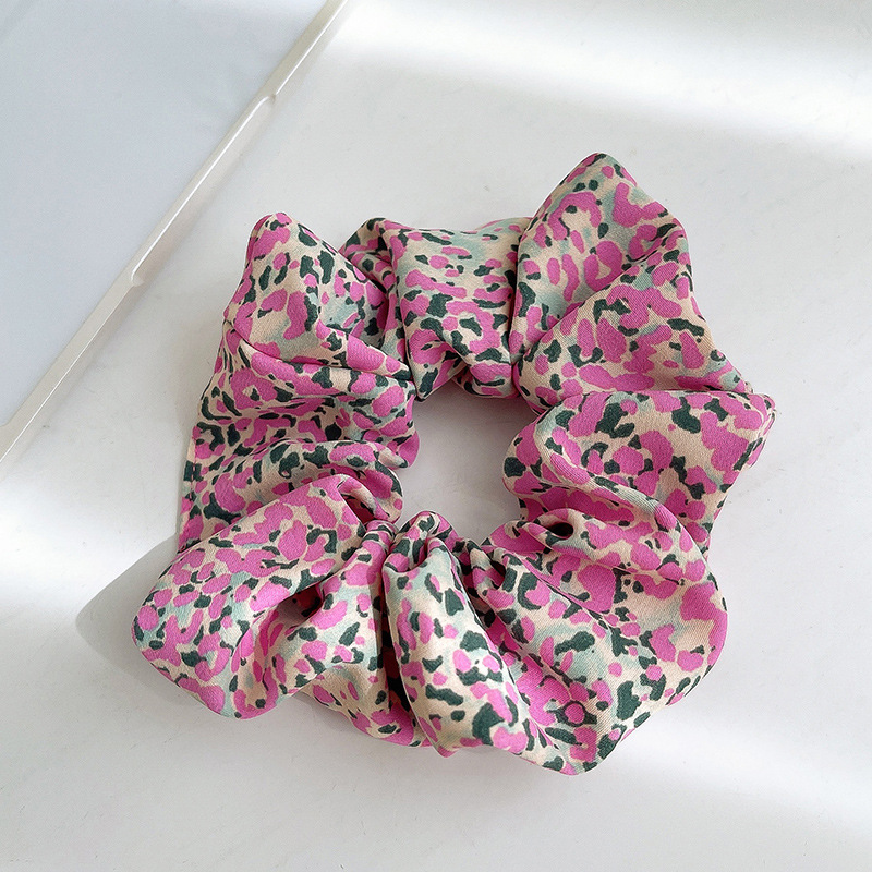 Cute Girl All match Large Intestine Hair Rope Ins Rubber Band Purple - Shop at LoveMi