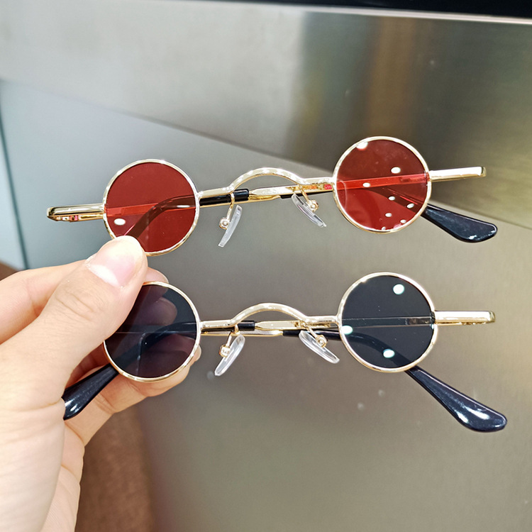 Title 6, Girls Fashion Retro Round Frame Sunglasses