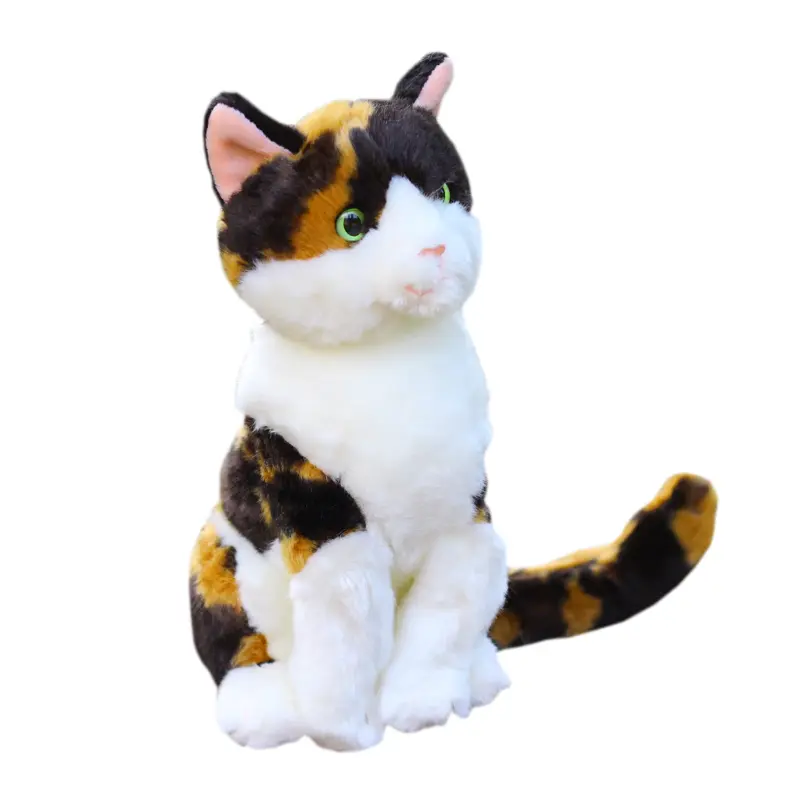 Simulated Cat Plush Toy Children Cognitive Pet