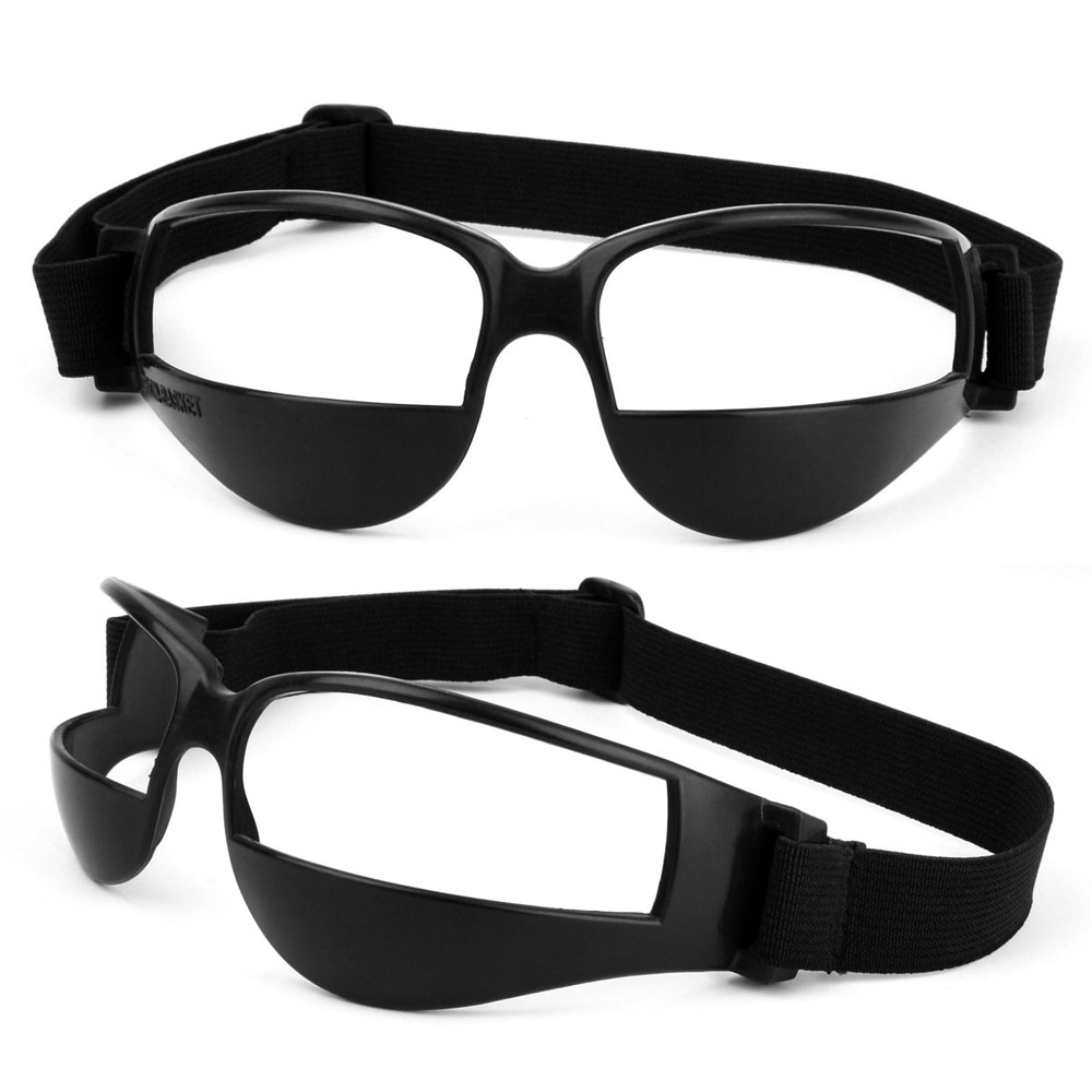 Basketball Training Court Dribble Goggles Adjustable Elastic Strap Training Goggles Basketball Dribble Glasses