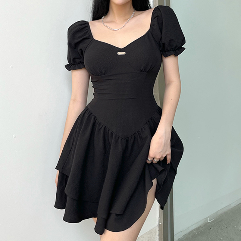 Square-Neck Tutu Skirt Dress, picture 4 of 6