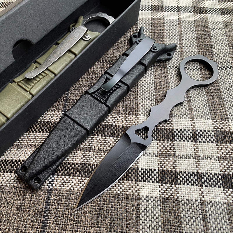 Outdoor Claw Survival Small Straight Knife High Hardness Defense