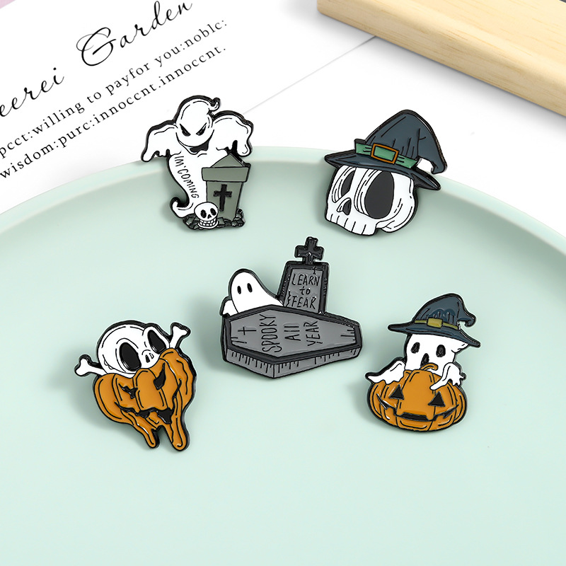 Cartoon Halloween Ornaments Brooch (XZ3108)