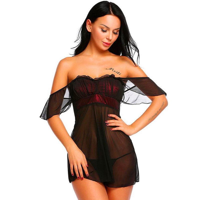 Women's Gauze Transparent Nightdress