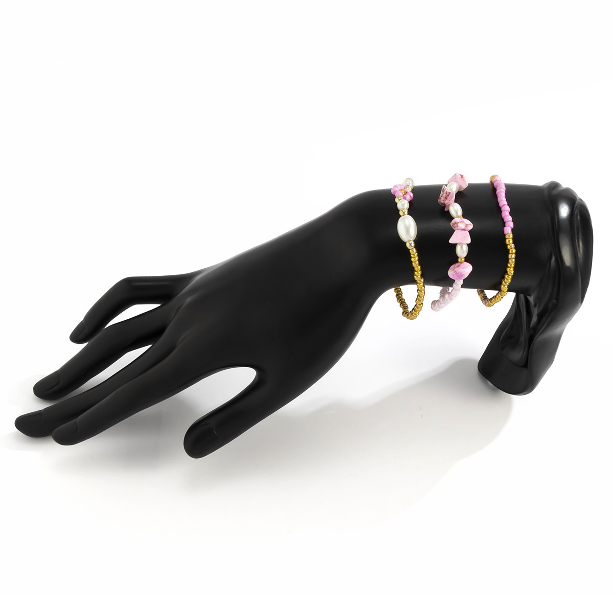 European And American Gravel Beach Stretch Suit Bracelet Women