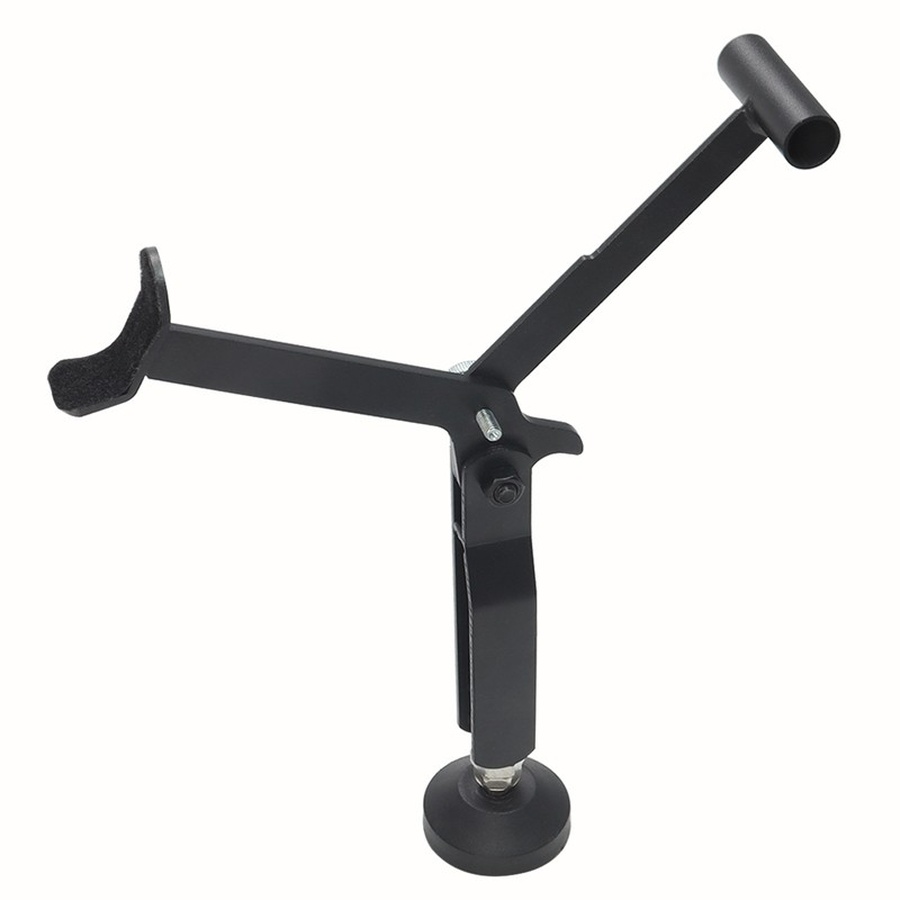 Motorbike Single Side Stand Motorcycle Front Rear Wheel Lift Support Black — image 3