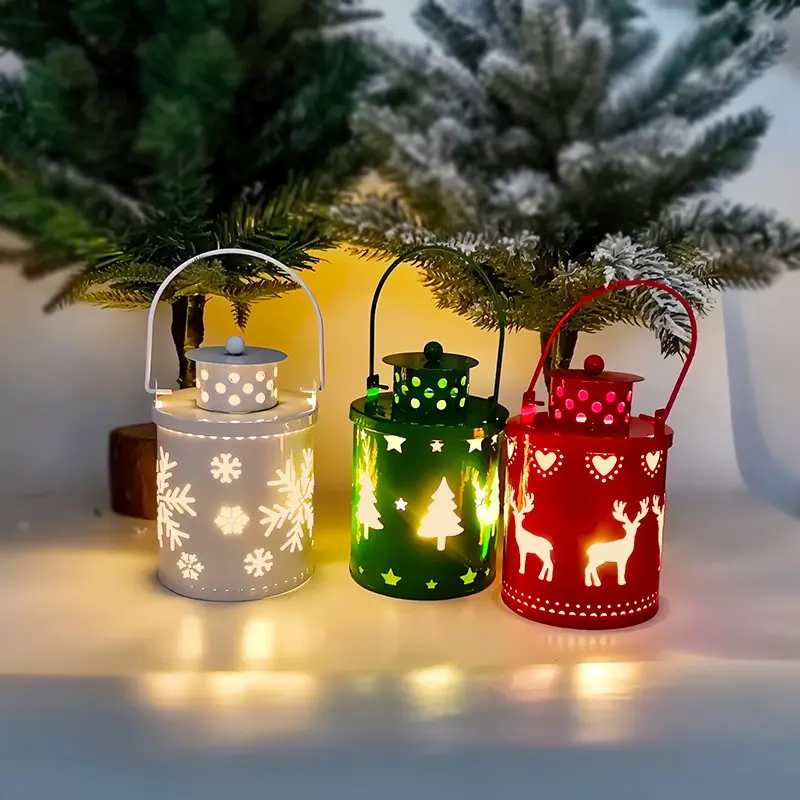 Christmas Candle Lights LED Small Lanterns Wind Electronic Candles