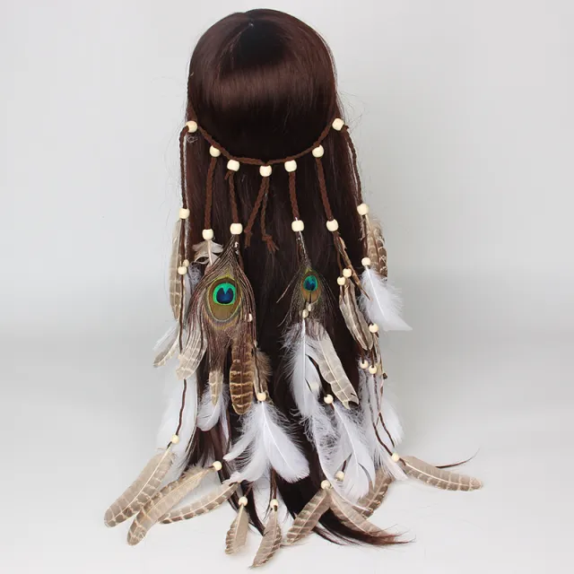 Hairband Feather Hair Accessories Tourist Attraction Fd1851 - Shop at LoveMi