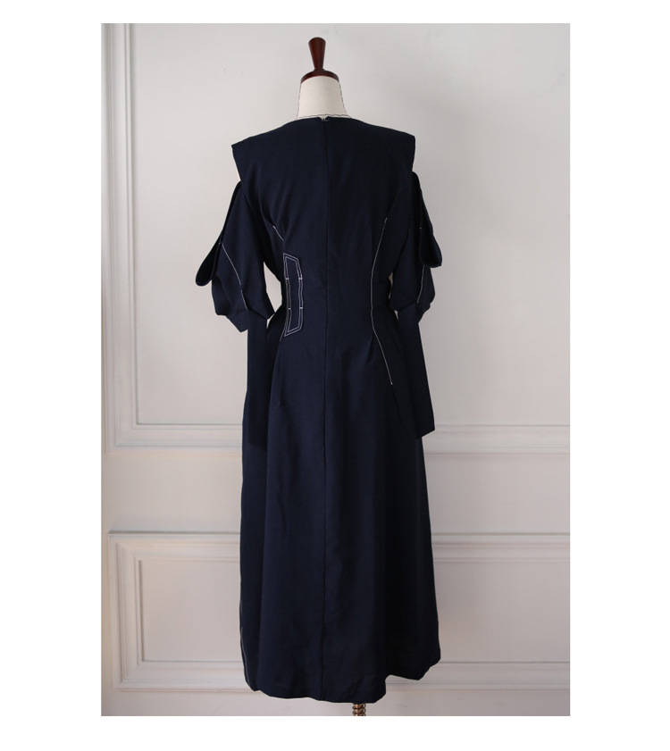 The New Ladies Temperament Fashion Loose Lace Waist Large Swing Skirt