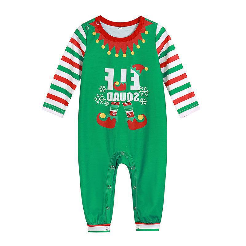 Title 3, Christmas Letter Print Parent-child Outfit