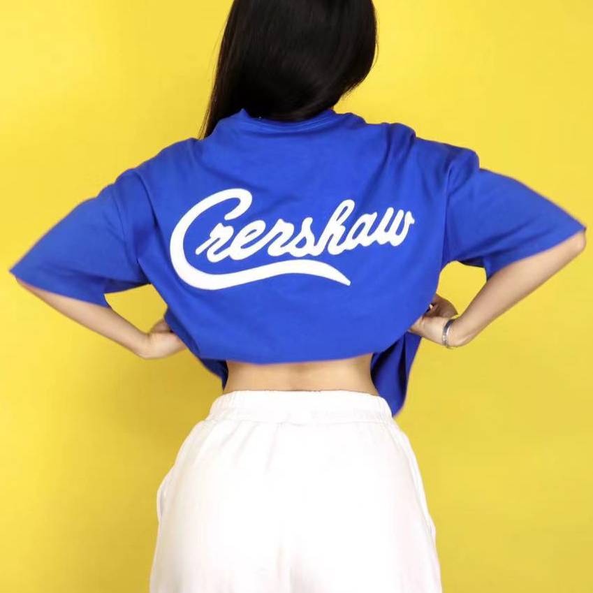 Double Line Charity Limited T-shirt Men's And Women's Cola Letter Embroidery Short — image 1