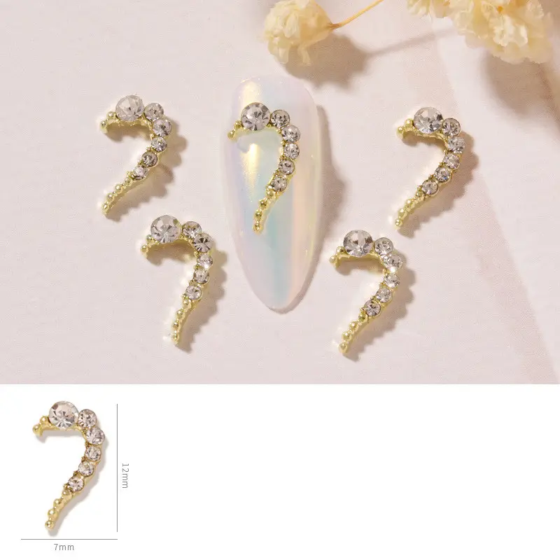 Nail Art DIY Love Heart Alloy Jewelry