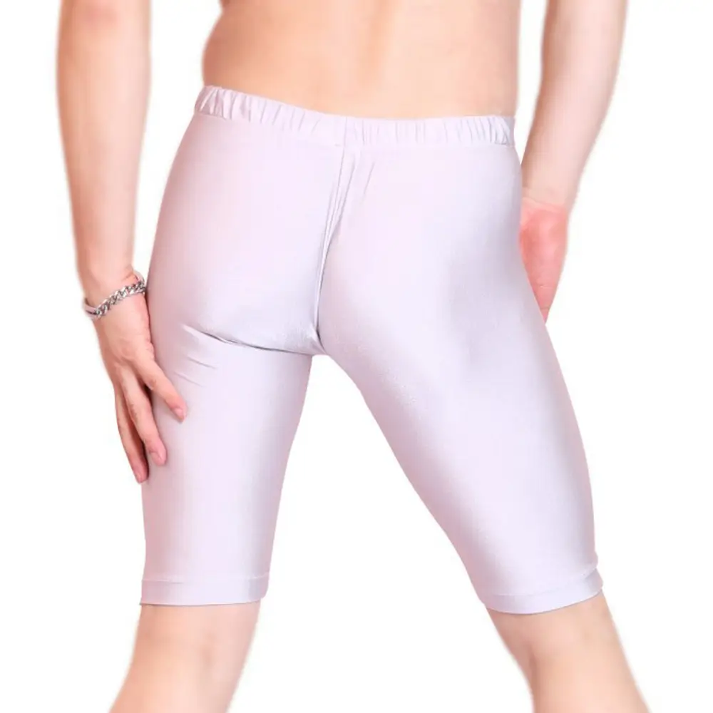 Men's Lycra Spandex Corset Fitness Shorts