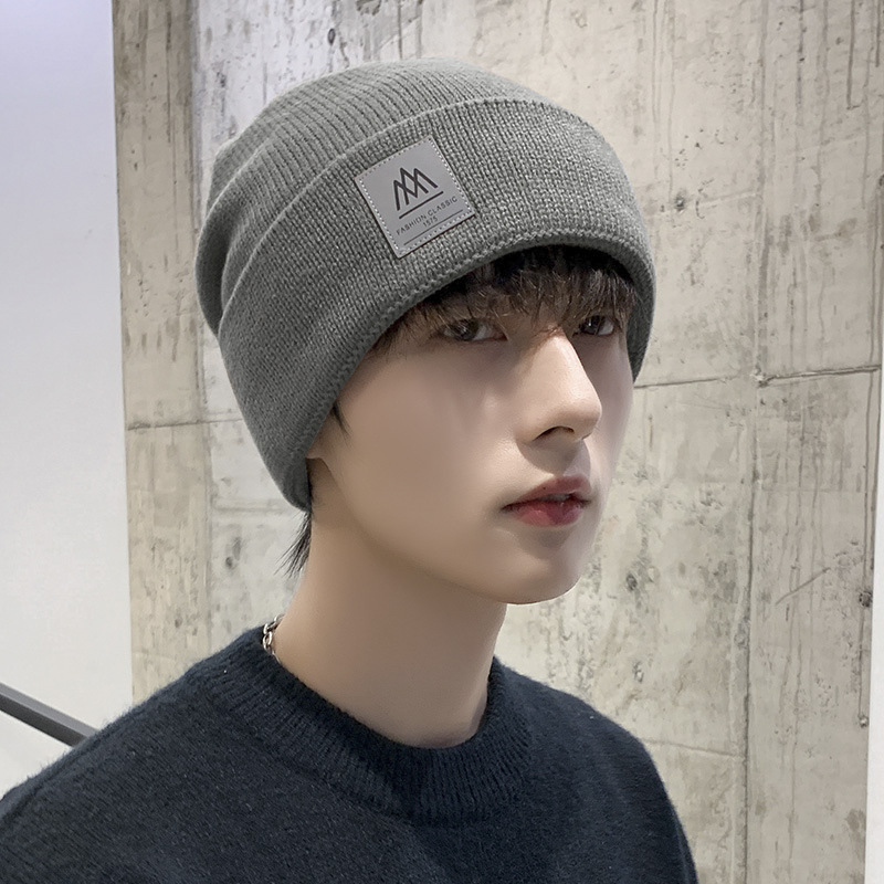 Men's Fashion Windproof Warm Woolen Knitted Hat