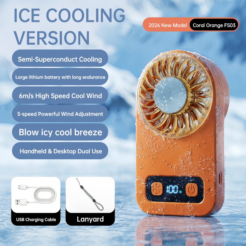 Zero-degree Ice Compress Portable Fan