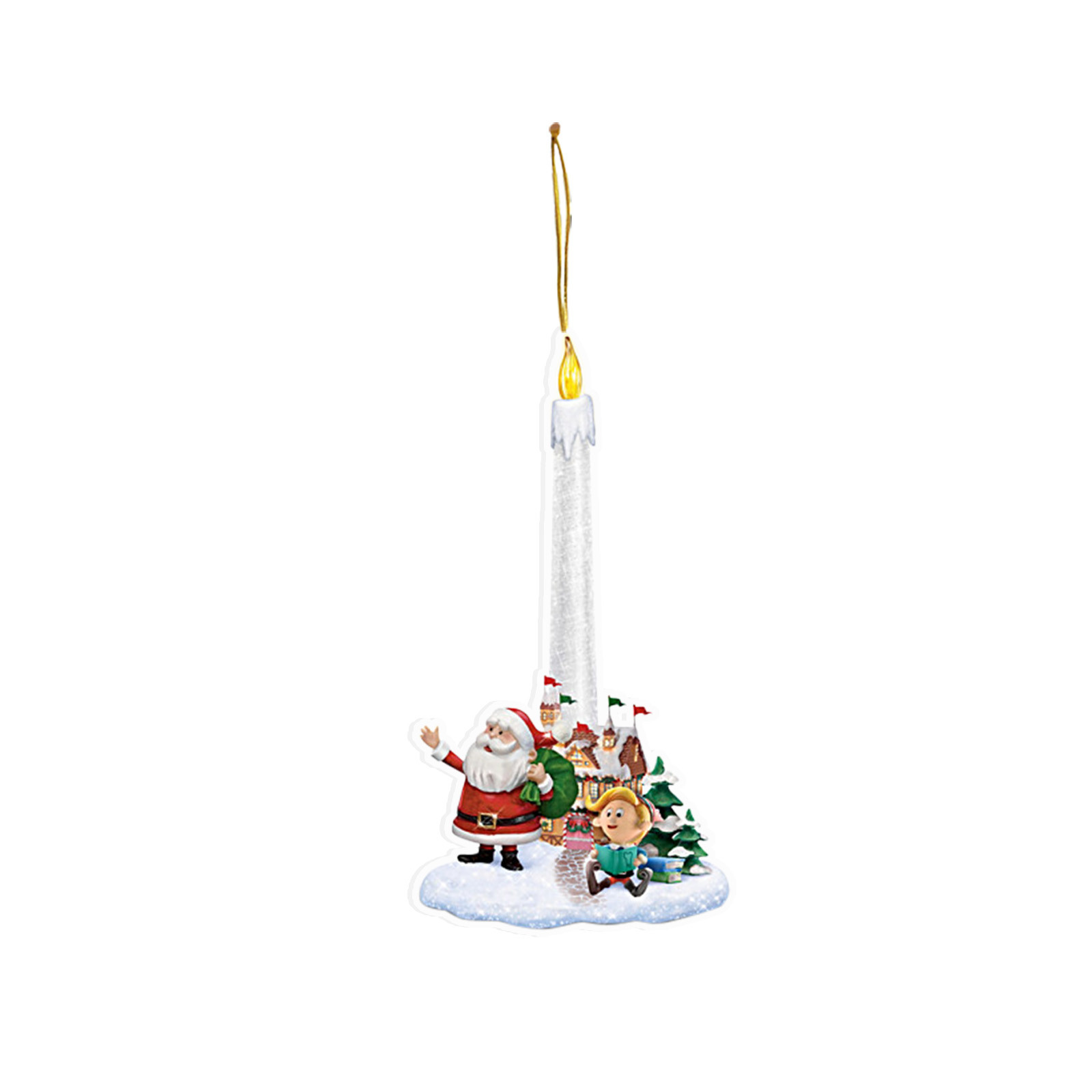 Title 4, Acrylic Acrylic Pendant Christmas Snowman Candl...