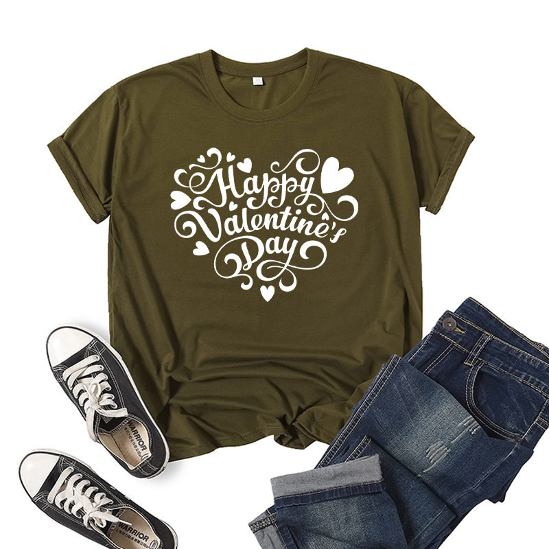 Title 2, Love Print T-shirt met korte mouwen voor heren ...