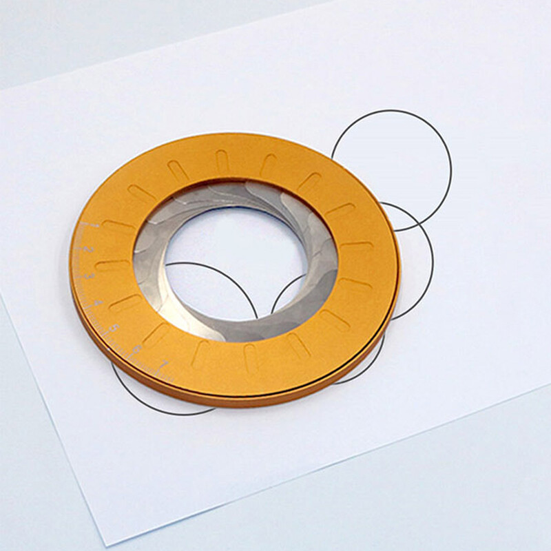 Adjustable Circle Drawing Ruler Tool Measuring Circular Compass R — image 10