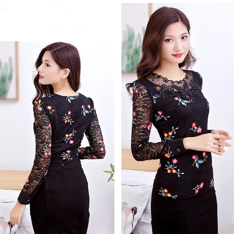 Autumn And Winter Long Sleeve Fleece Lined Padded Warm Keeping Bottoming Shirt