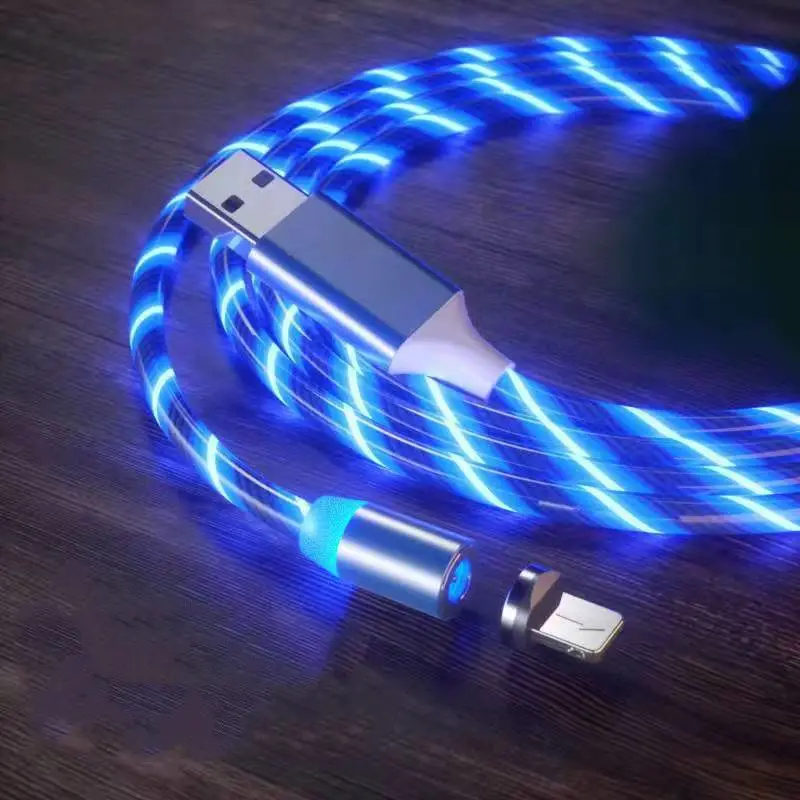 Mobile Phone Three-in-one Light-emitting Charging Streamer Magnetic