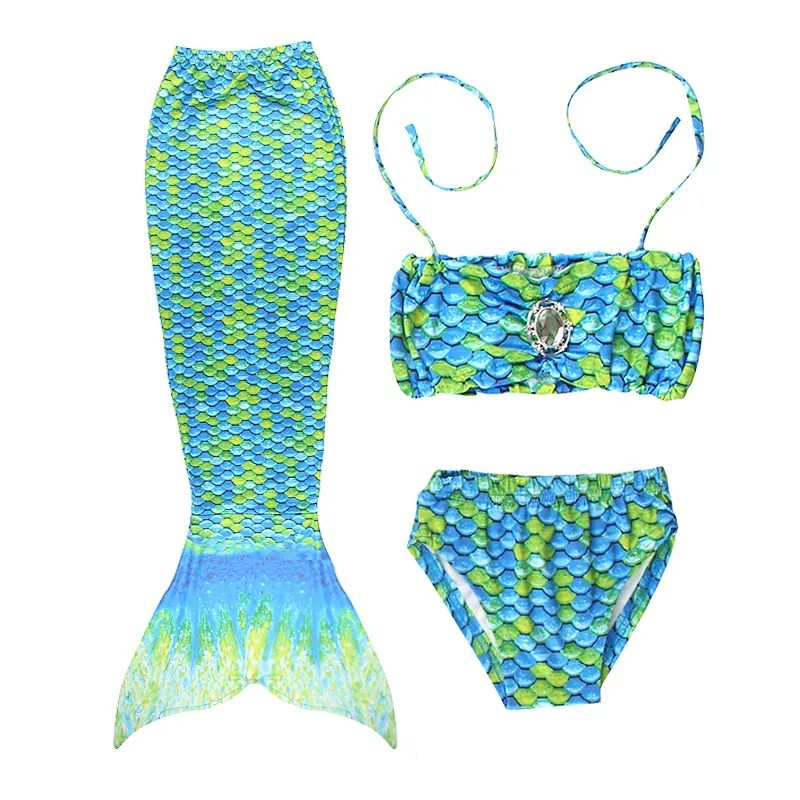 Children's Mermaid Swimsuit Tail Kids Bikini Set - Mry 05B-140