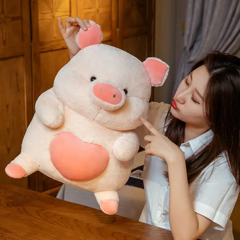 Cute Love Piggy Doll Plush Toy Room Decoration