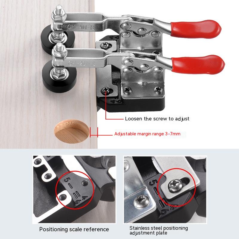 Title 3, Woodworking 35mm Double Clamp Hinge Positioning...