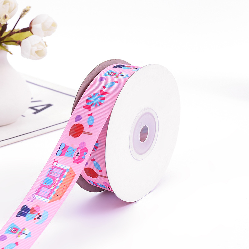 Title 5, Colorful Cartoon Printed Polyester Ribbon Thread