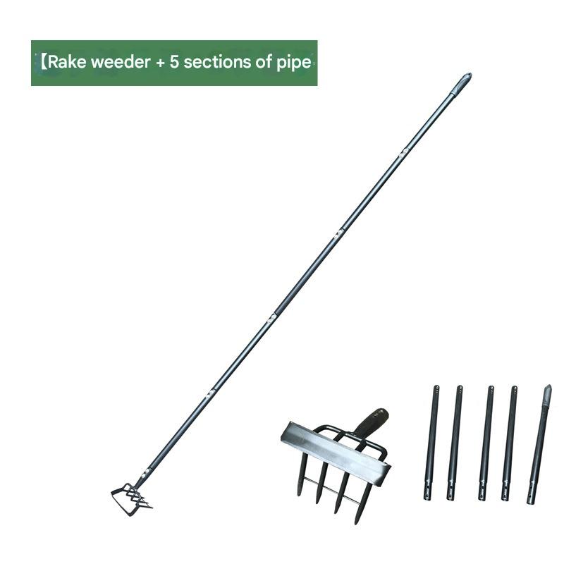Dual-purpose Weeding Rake Weeding Ring Stirrup Ring Hoe Weed Rake Hoe Garden Tool Weeding Artifact - Image 3
