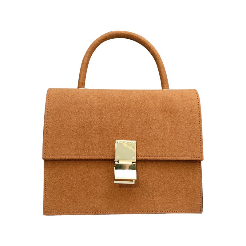 حقيبة كتف نسائية جلد نابوك بتصميم الكتف الواحد