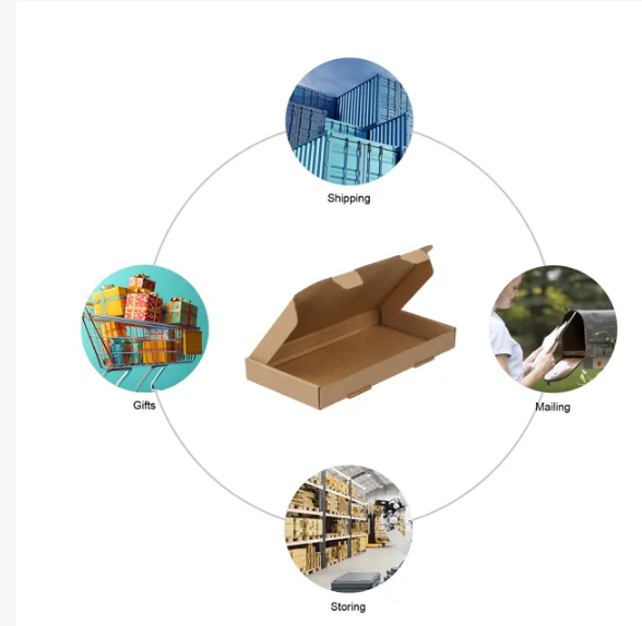 1.8mm Box Corrugated Cardboard Box Kraft Paper Color image 5